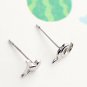 New-Women-Lady-925-Sterling-Silver-Heart-LOVE-Ear-Stud-Earrings-Jewelry-Gift