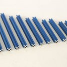 Blue Pre-cut 18 piece set 2-10cm long NanoBeam t-slot extruded aluminum