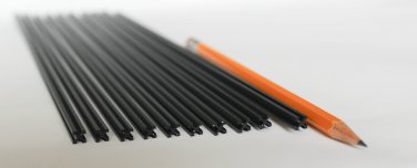 Black 30cm long NanoBeam t-slot extruded aluminum