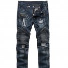 Ribbed Insert Straight Leg jeans