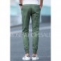 Beam Feet Beads Embellished Zipper Fly Pants For Men