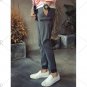 0 Lace-Up Zipper Design Beam Feet Nine Minutes of Jogger Pants