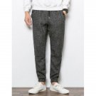 Taper Fit Drawstring Waist Heather Jogger Pants