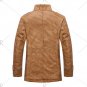 Stand Collar Single-Breasted Epaulet Embellished Jacket