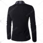 Slim-Fit Striped Shawl Collar Cardigan
