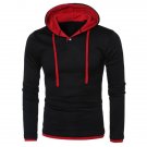 Hooded Color Splicing Long Sleeve Hoodie