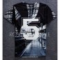 Stylish Round Neck 3D Station Platform Print Short Sleeves T-Shirt For Men