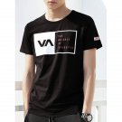 Fashion Letter Print Round Neck Short Sleeve T-Shirt For Men