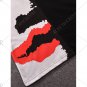 Round Neck Lip Printing Short Sleeve T-Shirt For Men