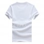 Cartoon Figure and Letters Printed Round Neck Short Sleeve T-Shirt For Men