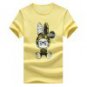 Rabbit Cartoon Printed Round Neck Short Sleeve T-Shirt For Men