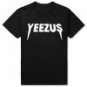 Loose Fit Round Neck Vogue Simple Letter Print Short Sleeve Cotton Blend Men's Yeezus T-Shirt