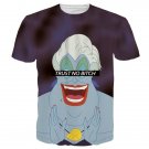 Round Neck 3D Funny Letter and Cartoon Figure Print Short Sleeve T-Shirt For Men