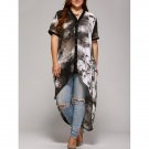 Single Breasted Asymmetrical Blouse
