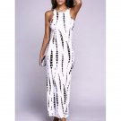 Stunning Sleeveless Cutout Slimming Illusion Dress For Women