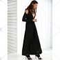 Cold Shoulder High Slit Maxi Dress