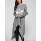 Graphic Print Asymmetrical Dress