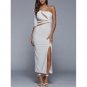 One-Shoulder Cut Out Furcal Dress