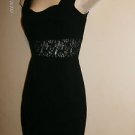 LITTLE BLACK DRESS WITH LACE INSET SIZE M