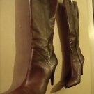 VERO COCIS BROWN LEATHER KNEEHIGH HIGHHEEL BOOTS SIZE 10 B