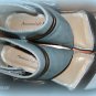 AMERICAN EAGLE FLAT TURQUOISE AND BLACK SANDALS  SIZE 6M