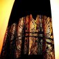 GREEK 100% COTTON WRAPAROUND SKIRT BLACK /GOLD ORNATE EMBRODIERY ONE SIZE FT ALL