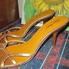 MICHAEL ANTONIO SIZE 10.50 GOLD SLINGS SANDAL 3.50" HEEL NEW