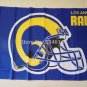 Los Angeles Rams helmet flag 3FTx5FT Banner 100D Polyester Flag metal Grommets