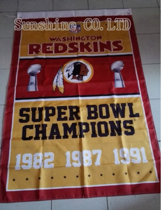 Washington Redskins Champions Flag 3ft x 5ft Polyester flag