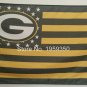 Green Bay packers US Stripe Flag 3x5 FT 150X90CM Banner 100D Polyester flag