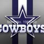 Dallas Cowboys logo with stripes Flying Flag Banner flag 3ft x 5ft 100D Polyester 90x150cm