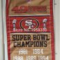 San Francisco 49ers champions ship flag NFL 150x90cm