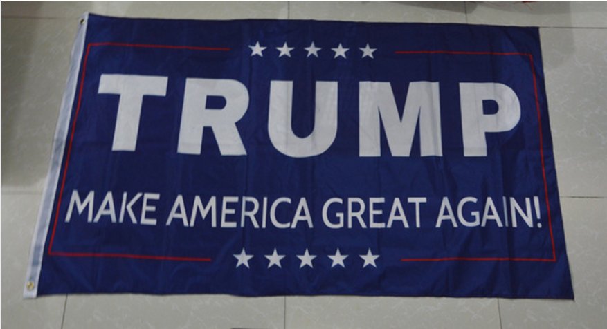 Trump flag make america great again 3ftx5ft Banner 100D Polyester Flag metal Grommets 90x150cm