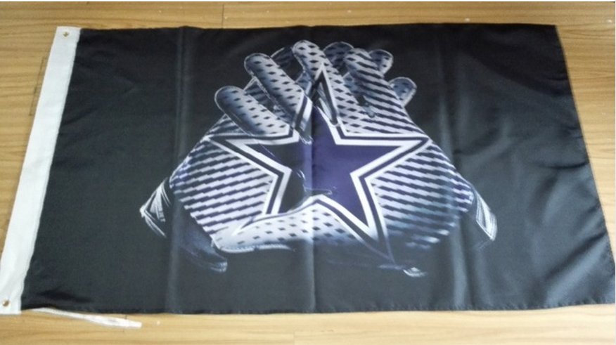 Cowboys Glove 3x5 ft flag 100D Polyester flag 90x150cm