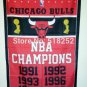 Chicago Bulls Champions Flag 3ft x 5ft Polyester 90X150cm