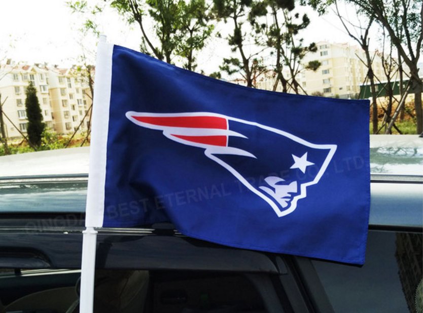 BEST FLAG -NFL New England Patriots car flag