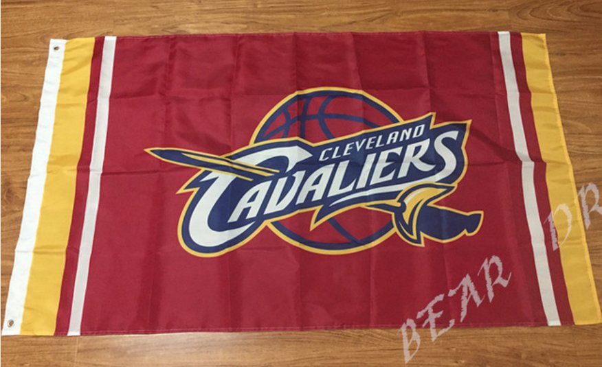Cleveland Cavaliers Flag 3ft x 5ft Polyester Banner 90x150cm