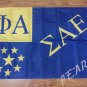 Sigma Alpha Epsilon 3ftx5ft 100D Polyester Flag metal Grommets 90x150cm
