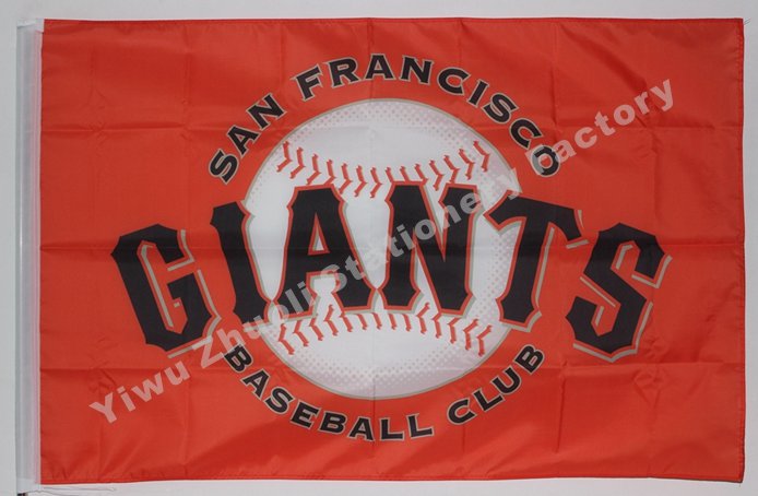 San Francisco Giants Personalized Flag 3 x 5ft MLB 150X90CM Banner metal holes Flag style 1