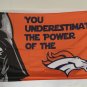Denver Broncos star wars flag 3ftx5ft Banner 100D Polyester Flag metal Grommets