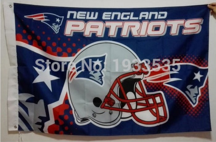 New England Patriots Helmet Flying Flag Banner flag 3ft x 5ft 100D Polyester 90x150cm
