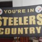 Pittsburgh Steelers you're in country Flag 3ft x 5ft Polyester Banner 90x150cm