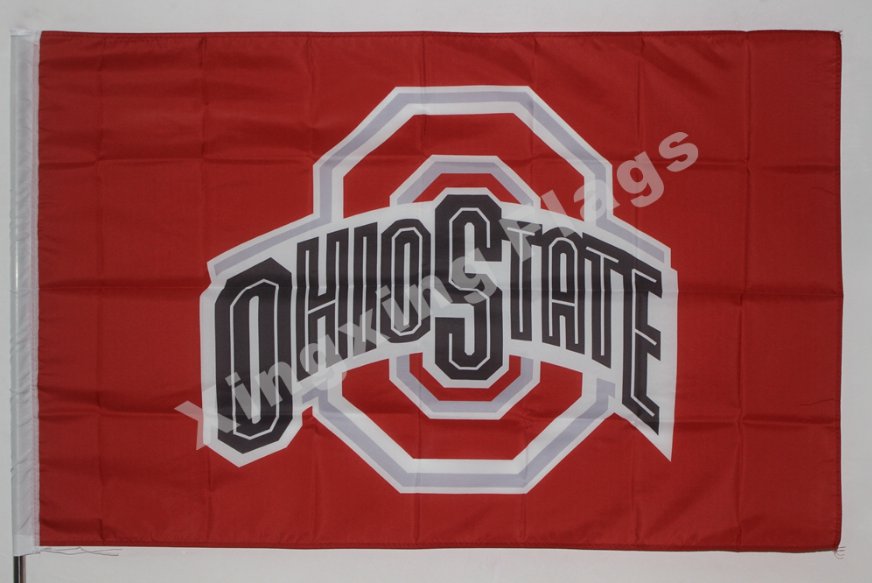 NCAA OHIO STATE BUCKEYES 3X5FT FLAG BANNER