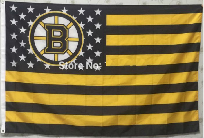 Boston Bruins Flag 3FT x5 FT 150X90CM Banner 100D Polyester NHL flag