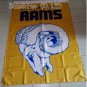 New Los Angeles Rams verical flag 3FTx5FT Banner 100D Polyester 90x150cm