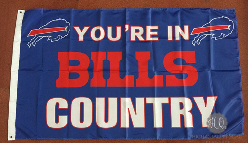 Polyester Buffalo Bills 3x5ft Flag Banner 100D Polyester flag 90x150cm