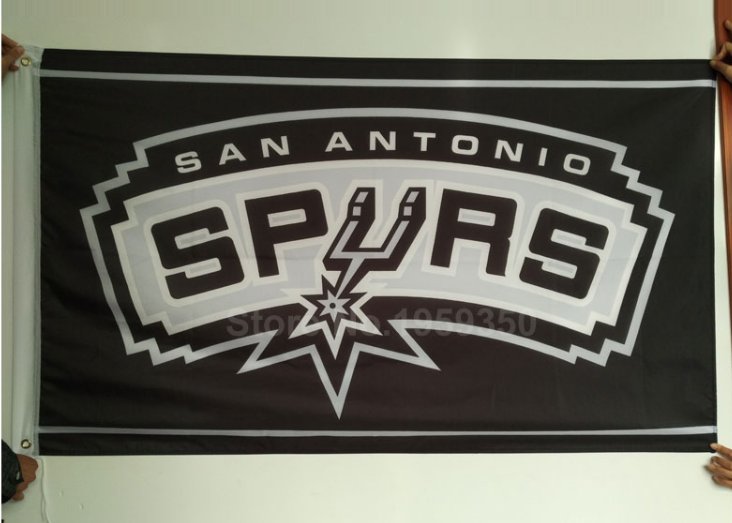 The SAN Antonio spurs flag 3FTx5FT 150X90CM Banner 100D Polyester NBA flag
