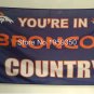 Denver Broncos Flag 3ftx5ft Banner 100D Polyester flag 90x150cm