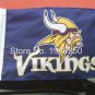 Minnesota Vikings logo car flag 12x18 inches double sided 100D Polyester NFL
