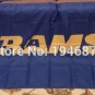 Los Angeles Rams logo car flag 12x18inches double sided 100D Polyester NFL